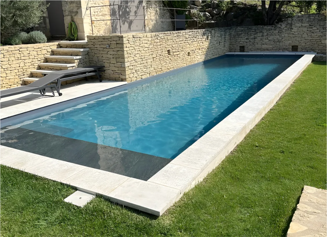 Geko Pools Piscine En Panneaux Dacier Cavaillon Piscine En Panneaux Dacier A Cheval Blanc Pres De Cavaillon 2